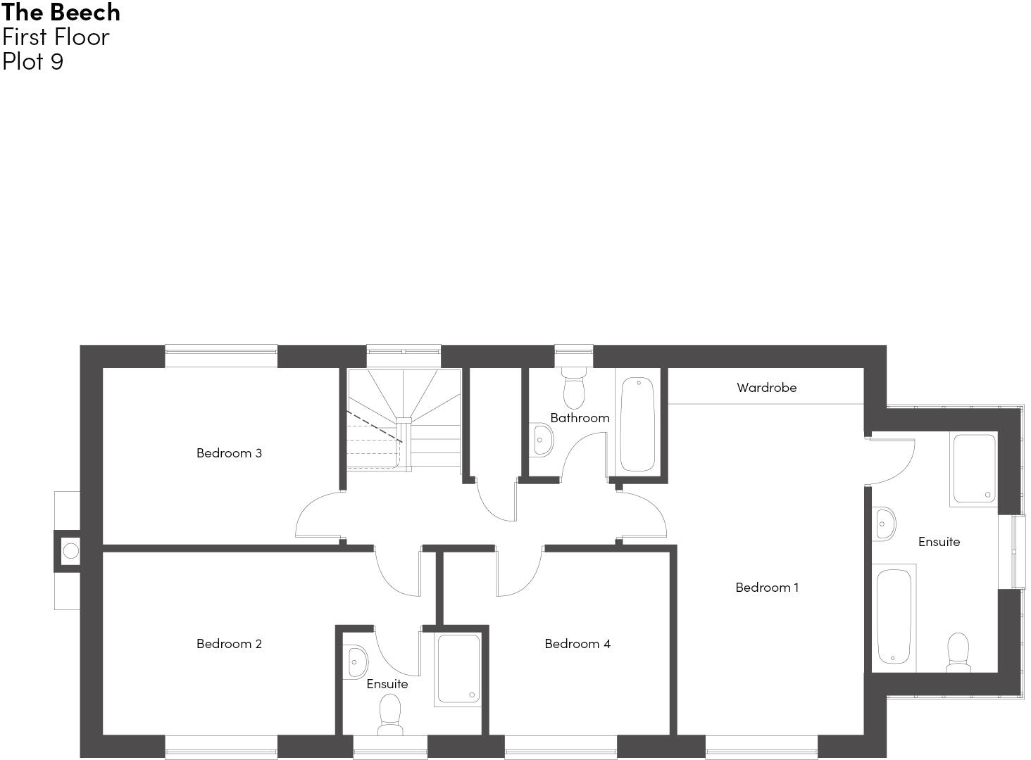 Kinch Road, Stowupland, Stowmarket, Suffolk, IP14 floorplan