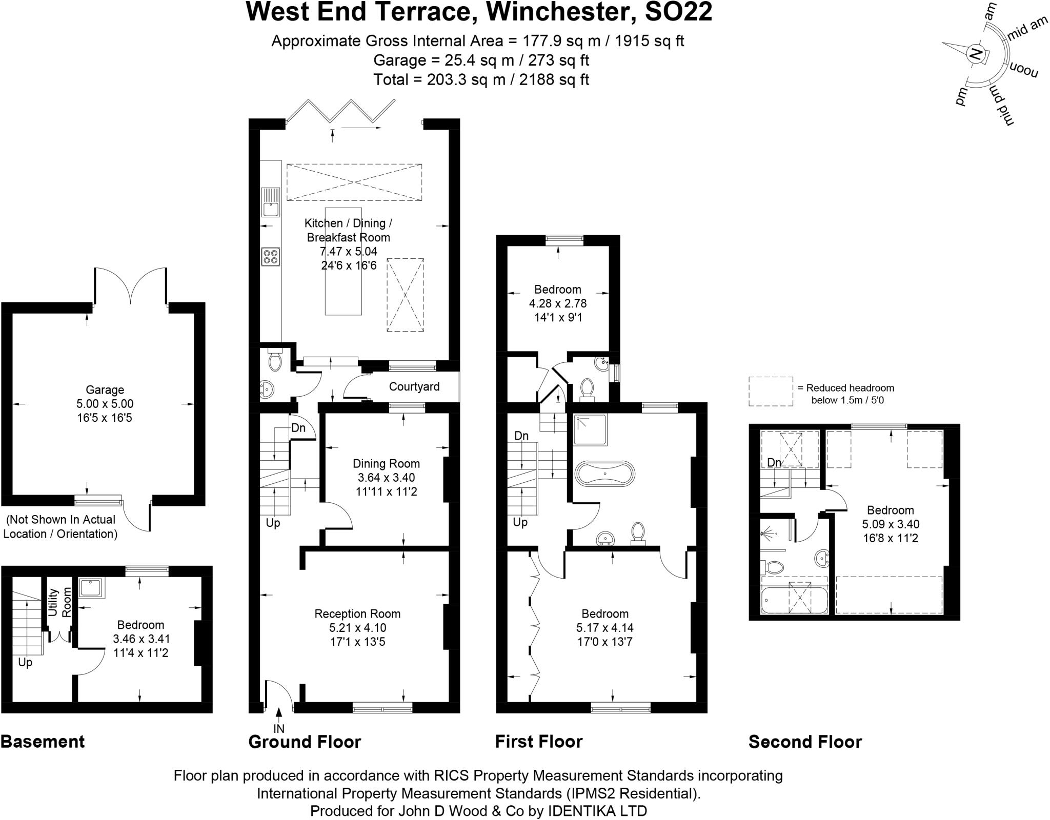 West End Terrace, Winchester, Hampshire, SO22 floorplan