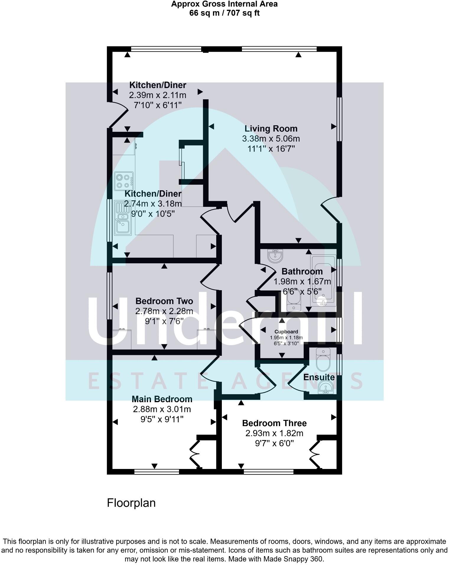 The Firs, Exeter floorplan