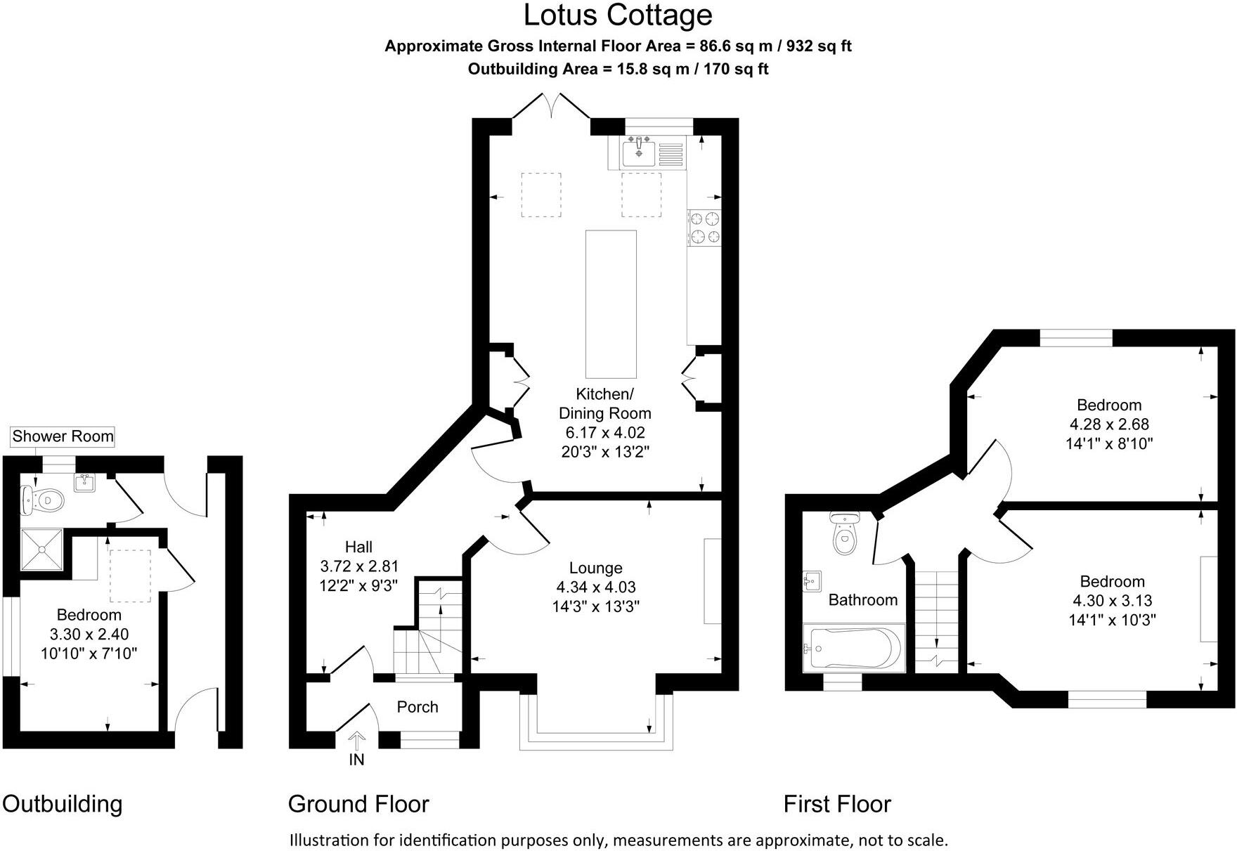 Deans Lane, Lathom, L40 floorplan