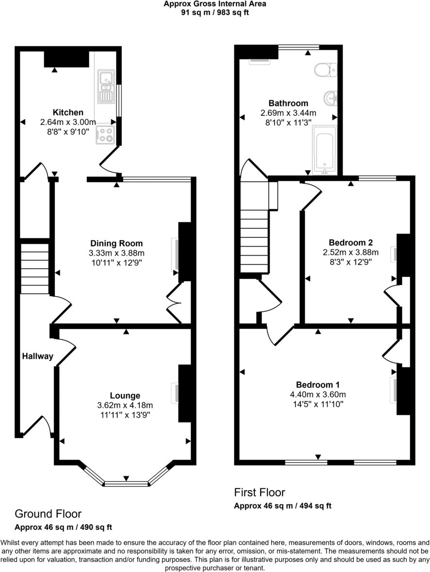103 Windsor Street floorplan