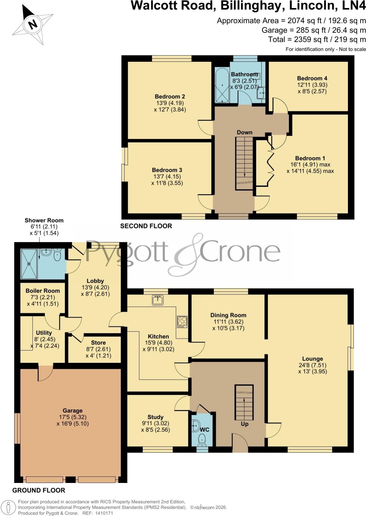Walcott Road, Billinghay, Lincoln, Lincolnshire, LN4 floorplan