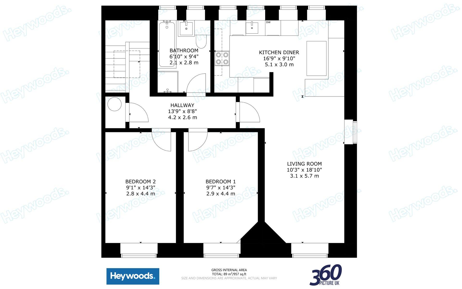 Seabridge Lane, Seabridge, ST5 floorplan