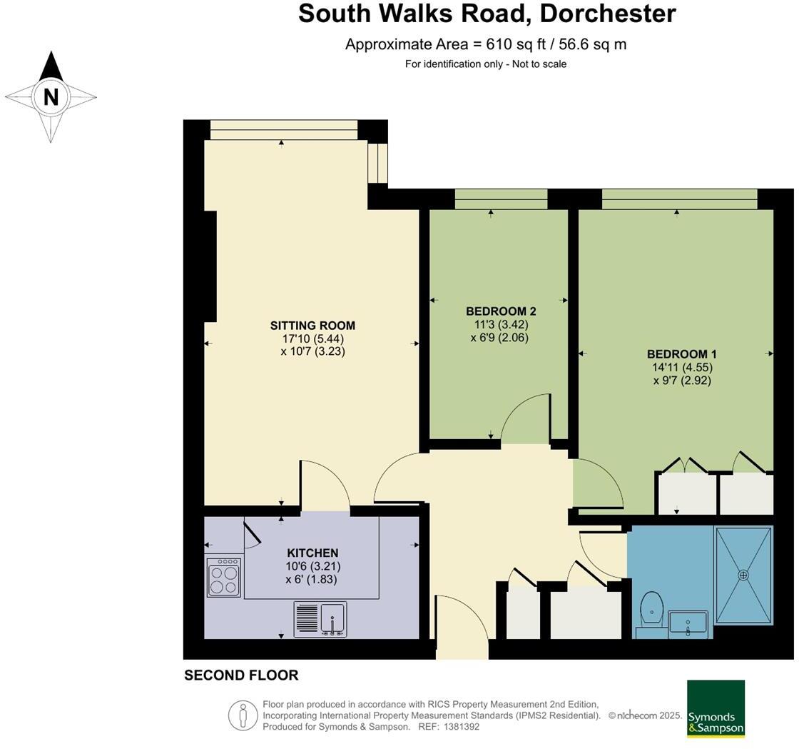 South Walks Road, Dorchester floorplan