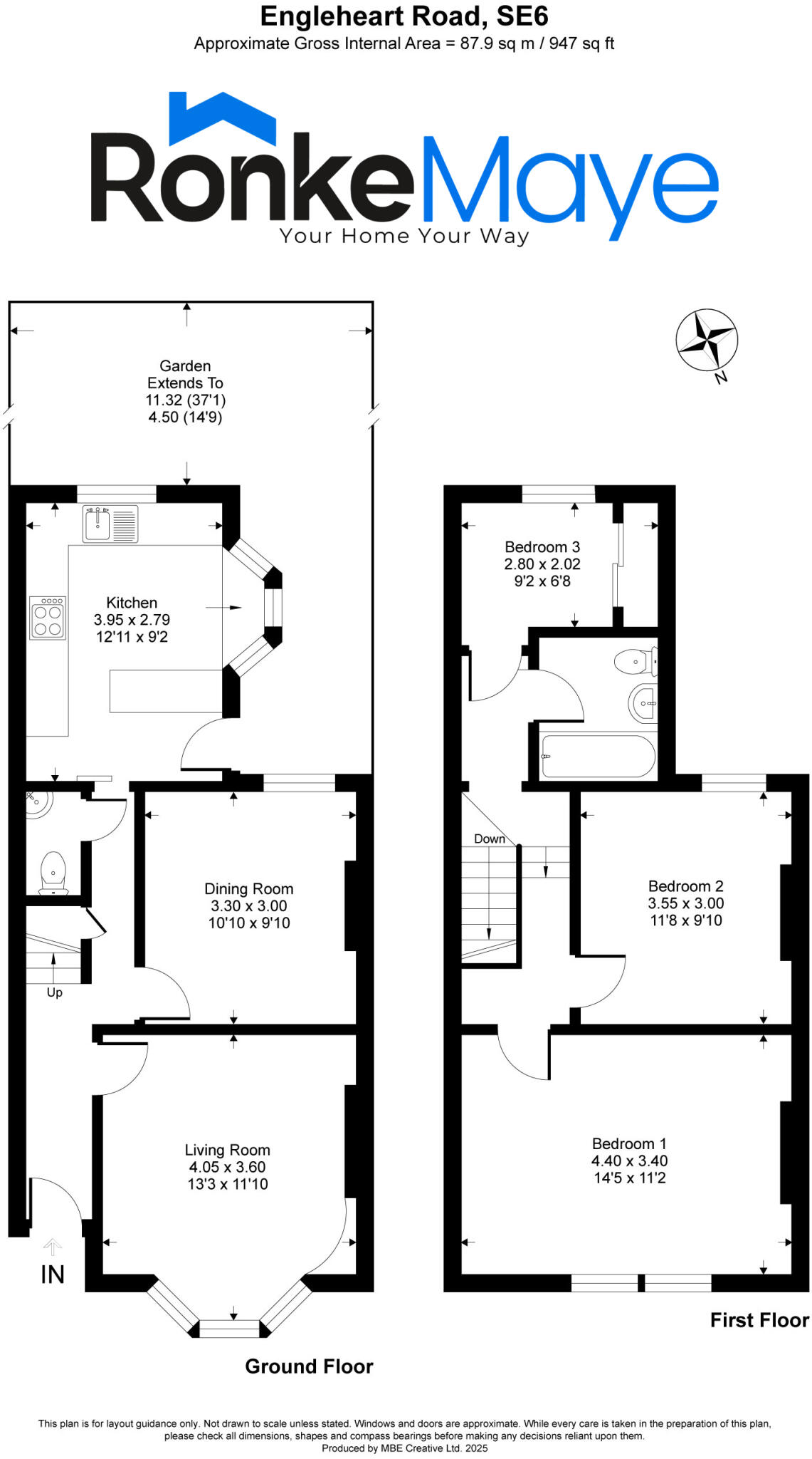 Engleheart Road, Catford, London floorplan
