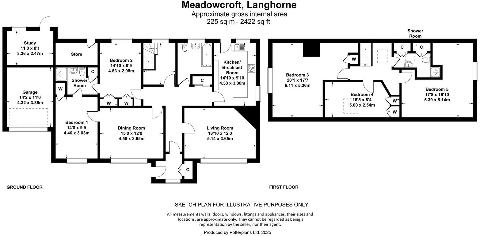Meadowcroft, Langthorne, Bedale floorplan