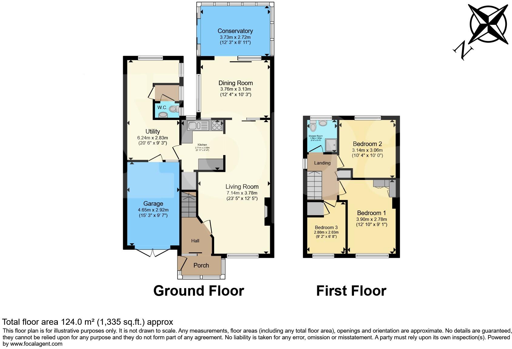 Spurrell Avenue, Bexley, DA5 floorplan