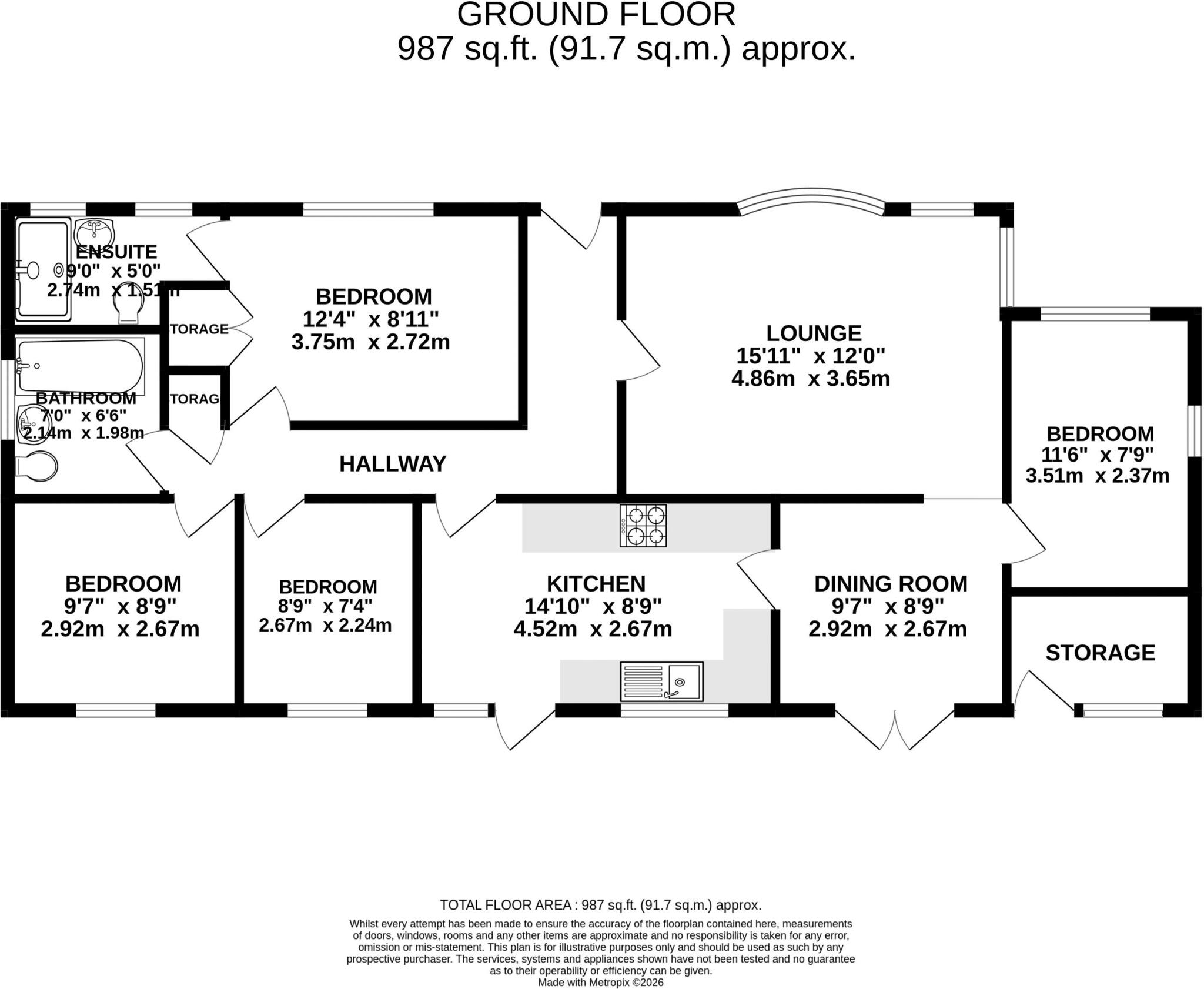 Melrose Drive, Winstanley, Wigan floorplan