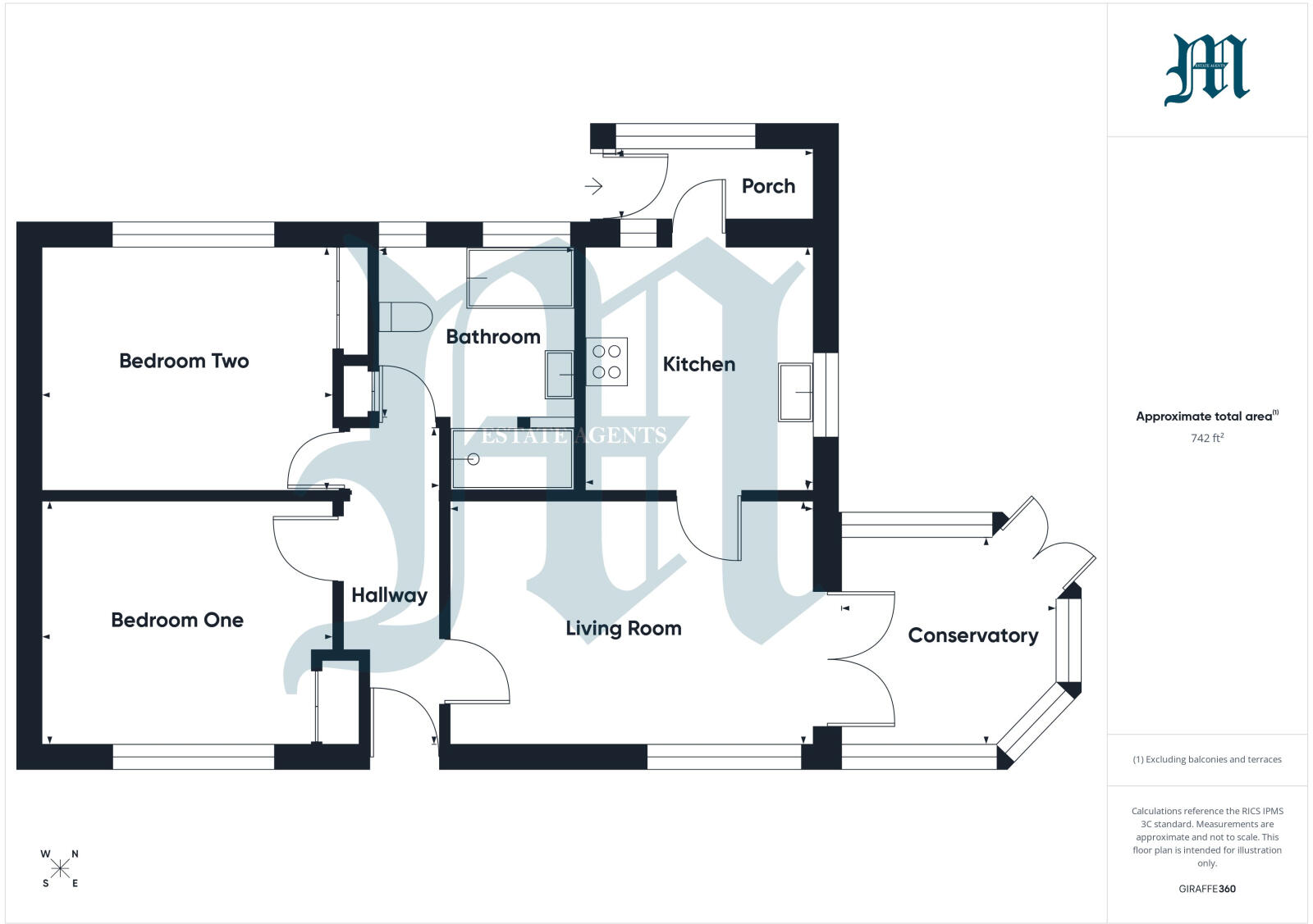 Praze Road, Leedstown, Cornwall, TR27 6DH floorplan