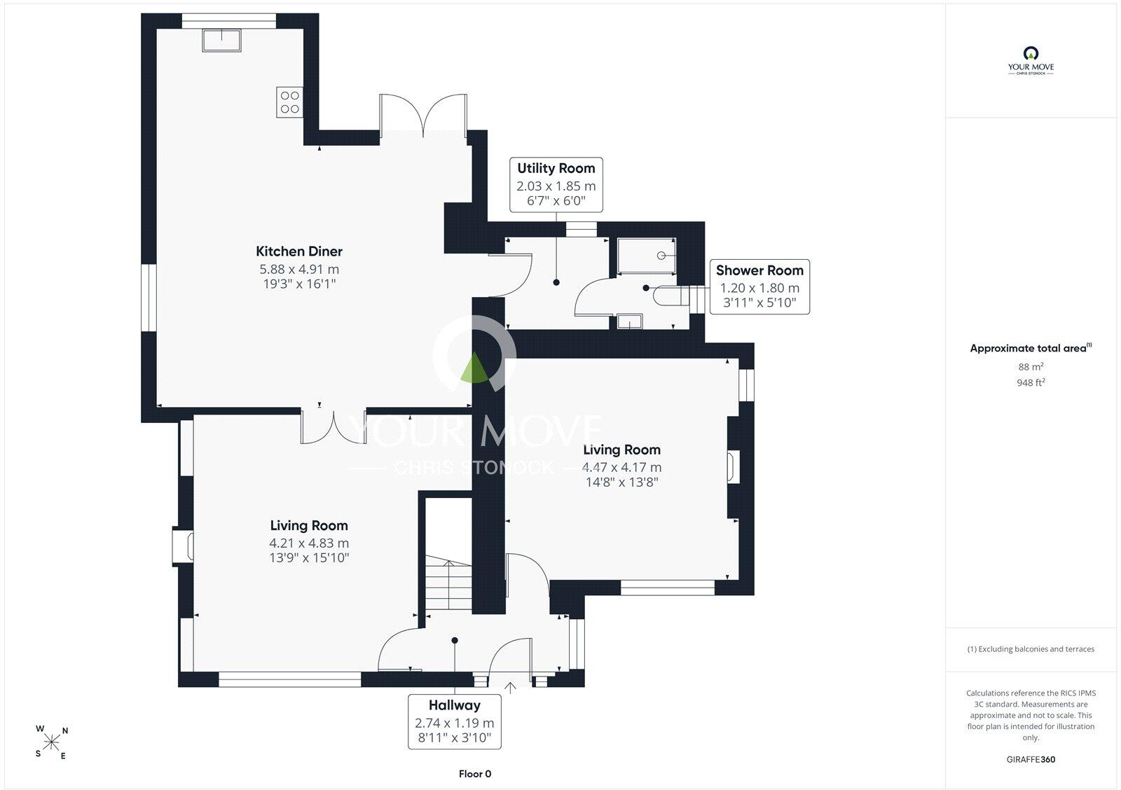 Rowley, Consett, Durham, DH8 floorplan
