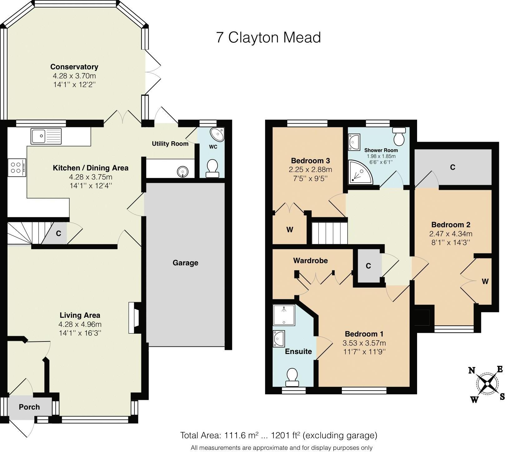 Clayton Mead, Godstone floorplan