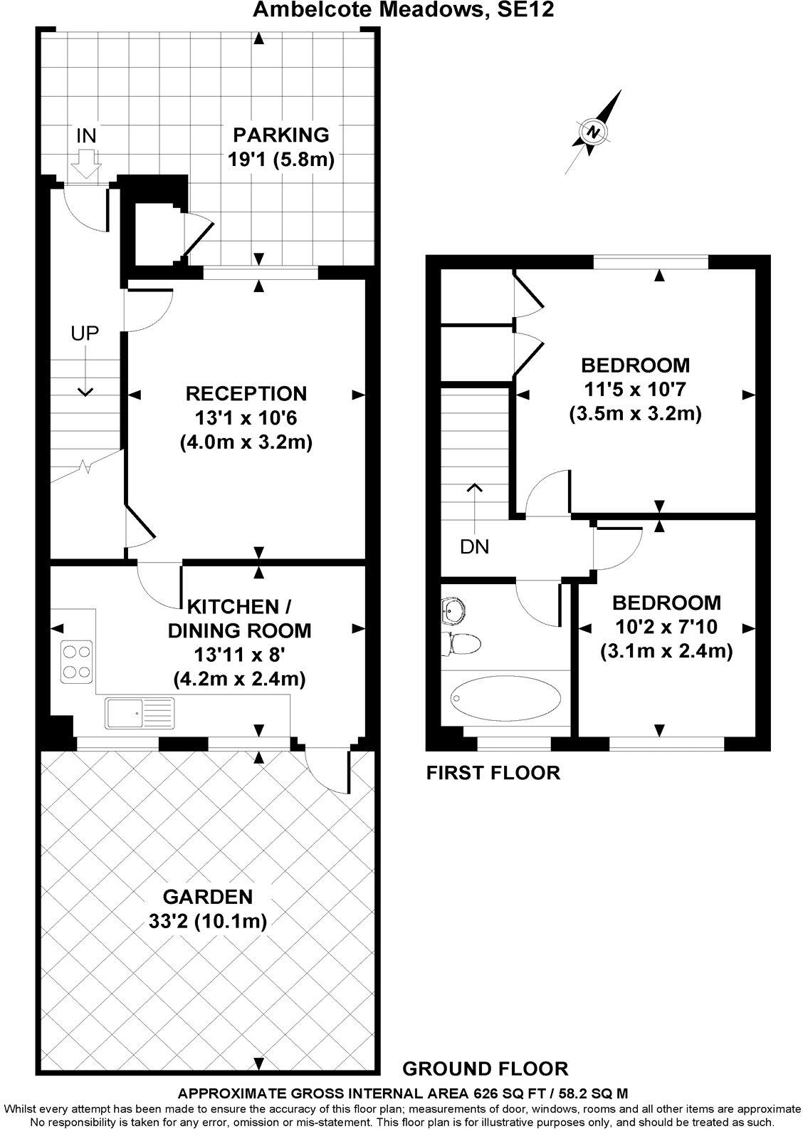 Amblecote Meadows, London, SE12 floorplan