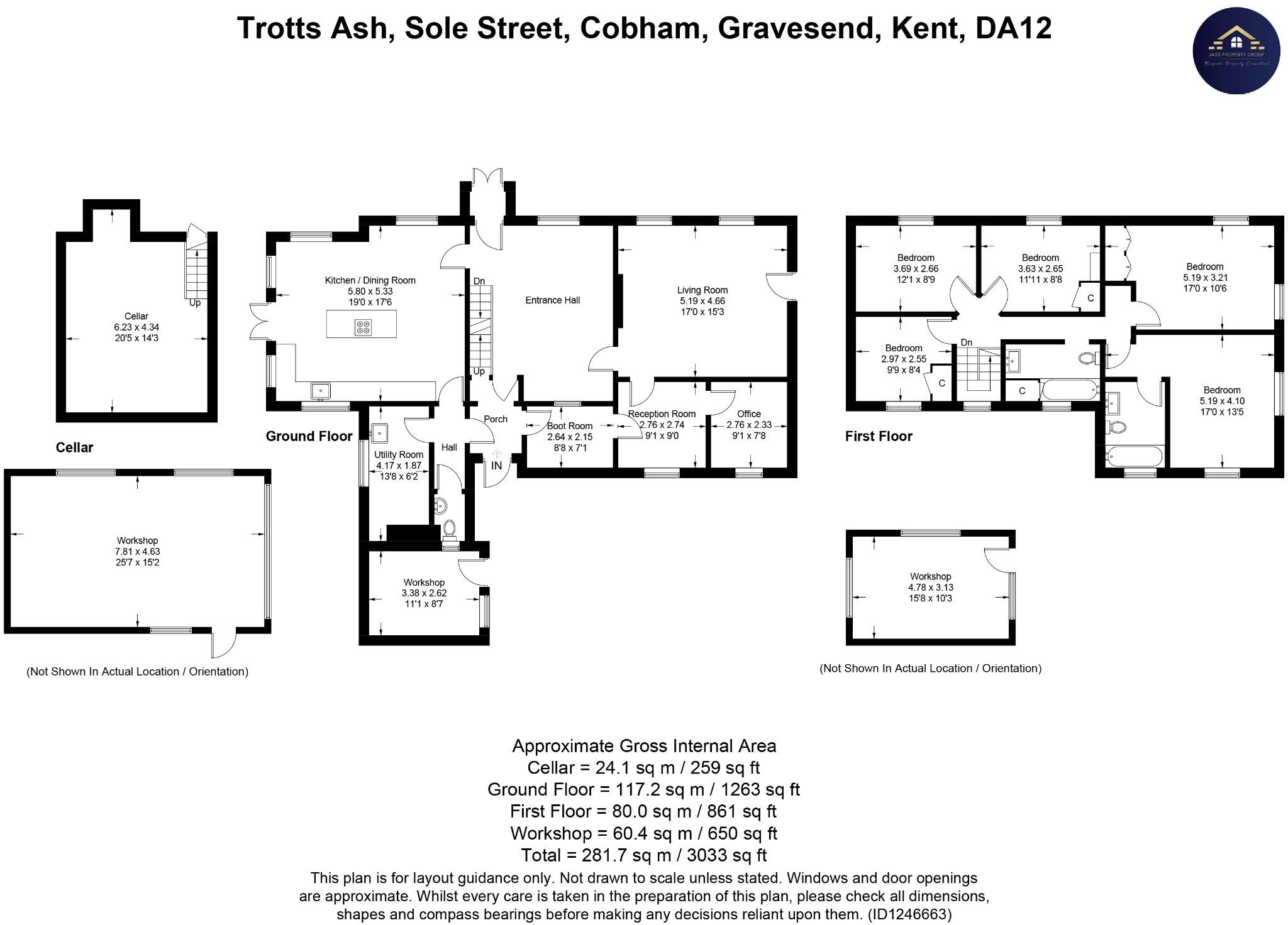 Sole Street, Cobham, Gravesend, Kent, DA12 floorplan