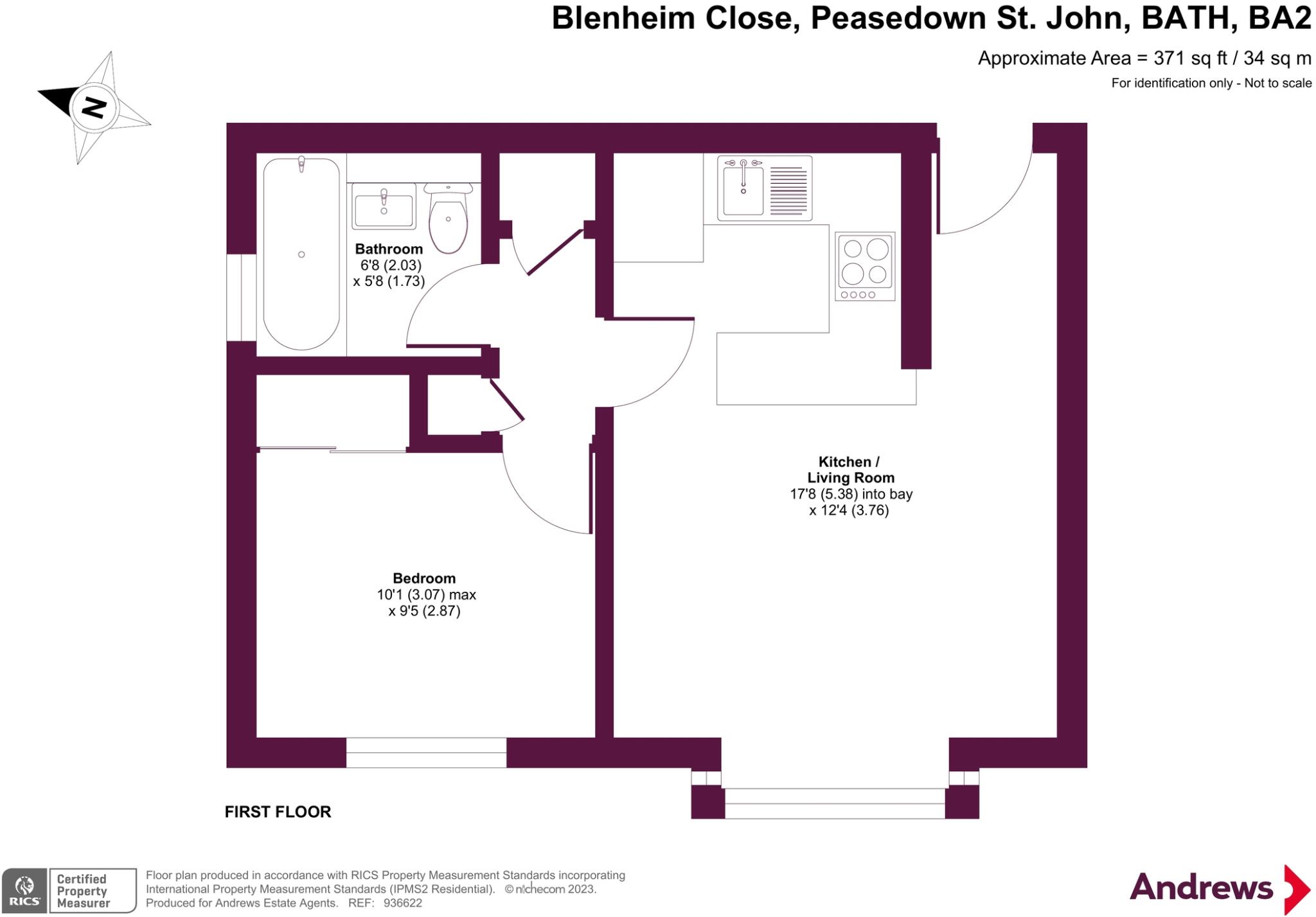Blenheim Close, Peasedown St. John, BATH, Somerset, BA2 floorplan