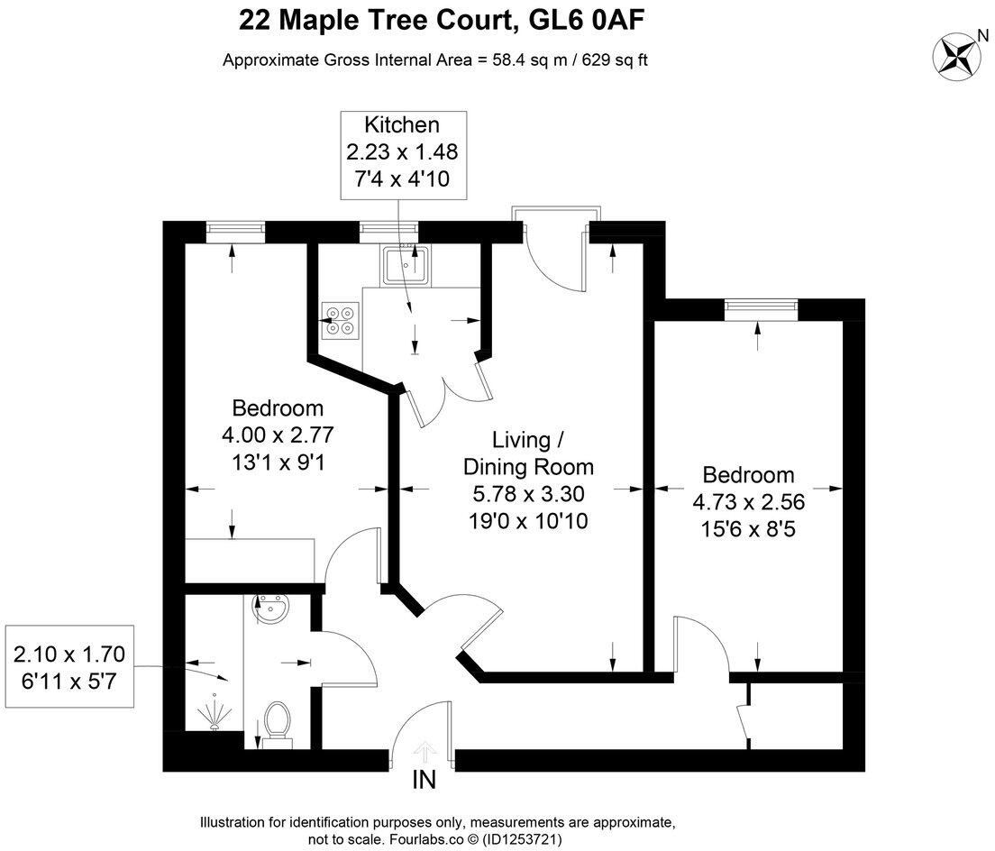 Maple Tree Court, Old Market, Nailsworth, GL6 floorplan