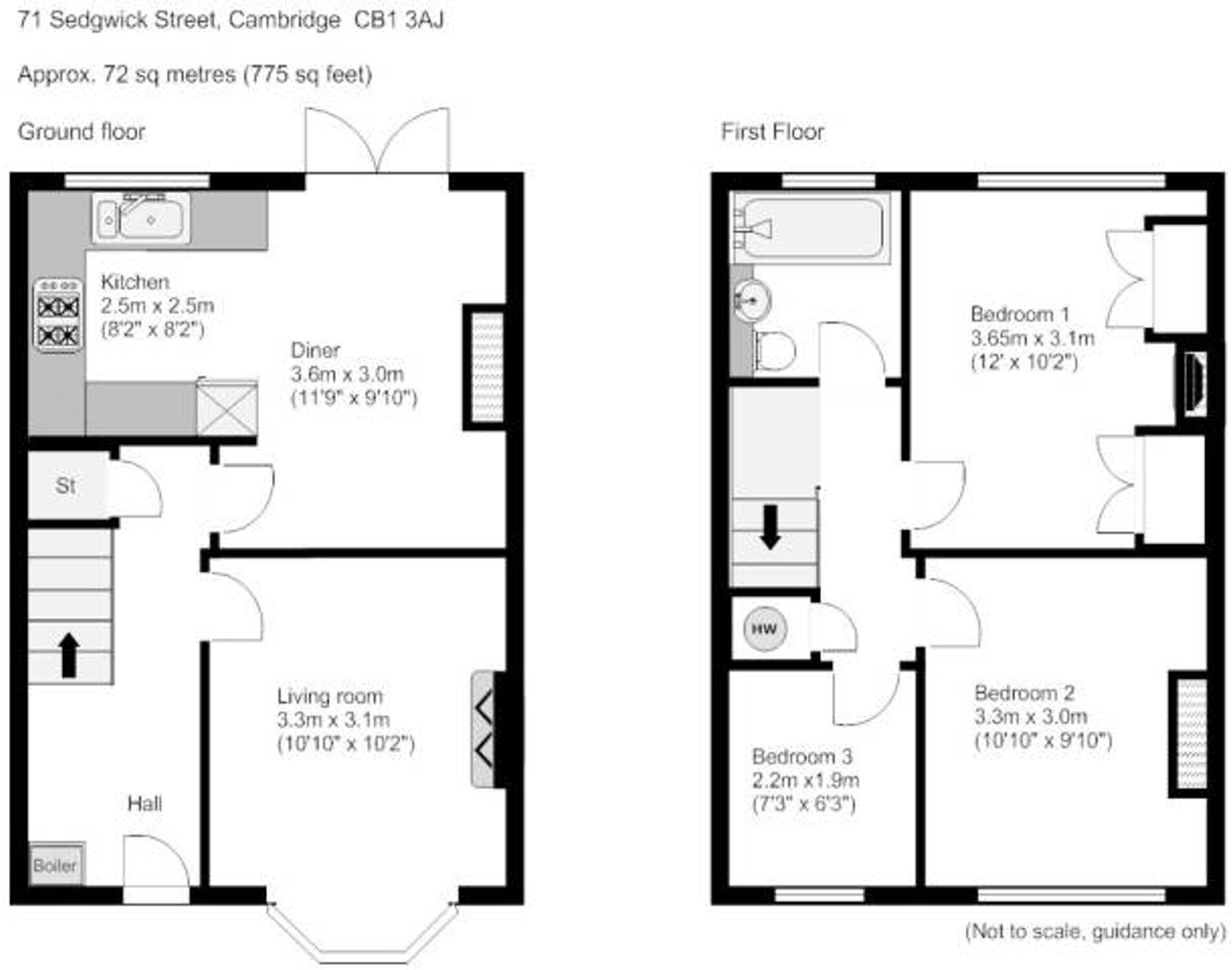 Sedgwick Street, Cambridge, CB1 floorplan
