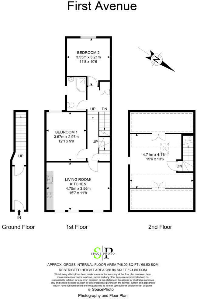 First Avenue, EN1 1BN floorplan