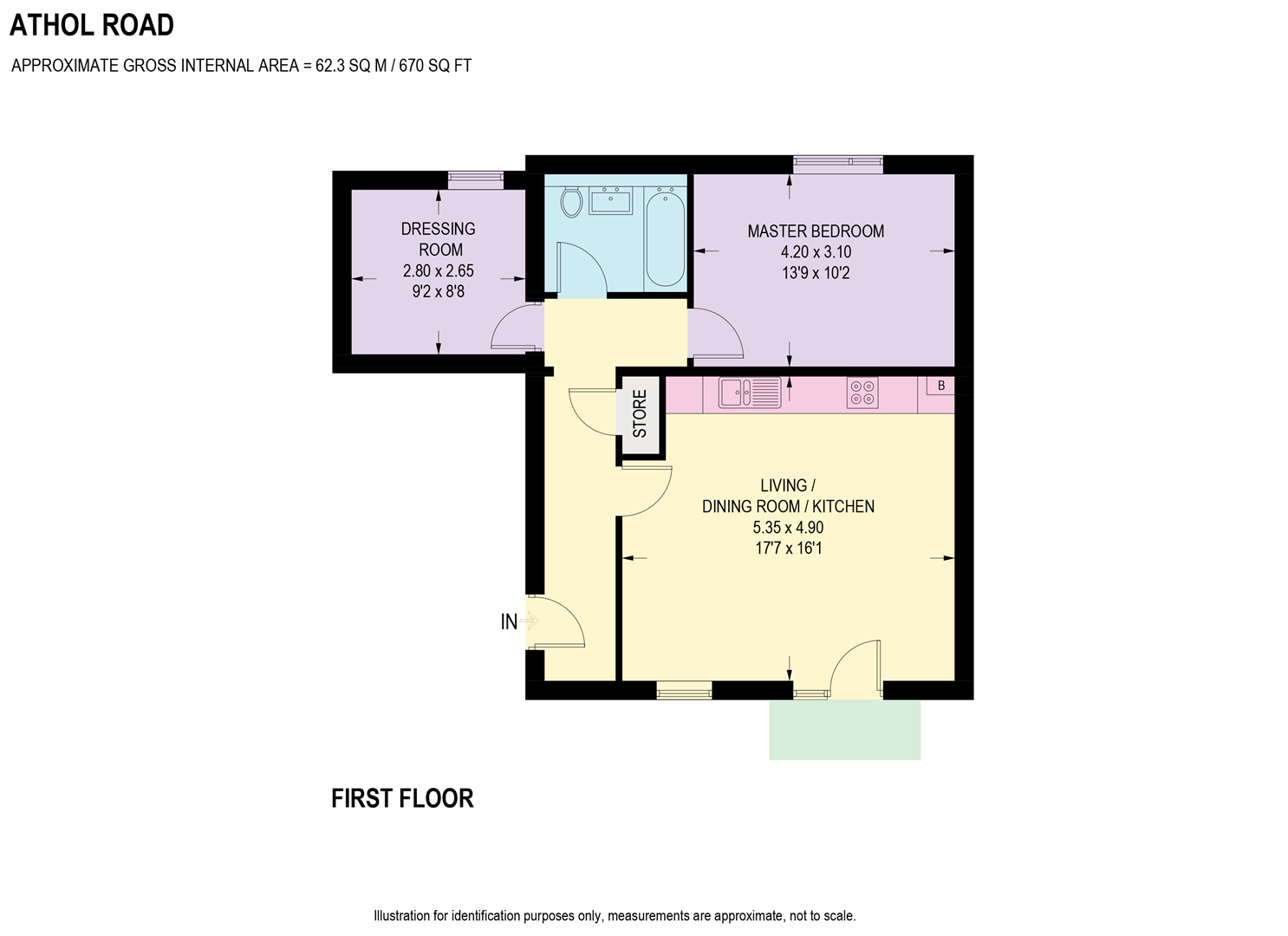 4 Woodside, Athol Road, Sheffield floorplan