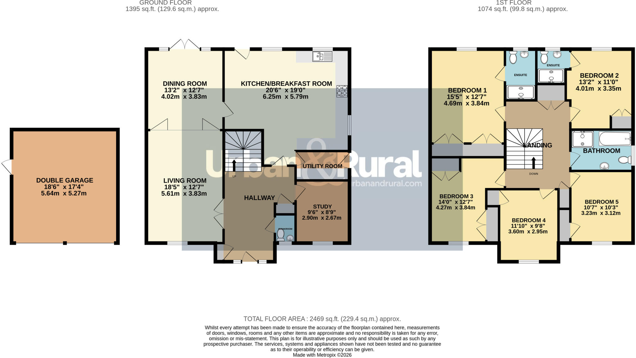 Duck End Close, Houghton Conquest, Bedfordshire, MK45 floorplan