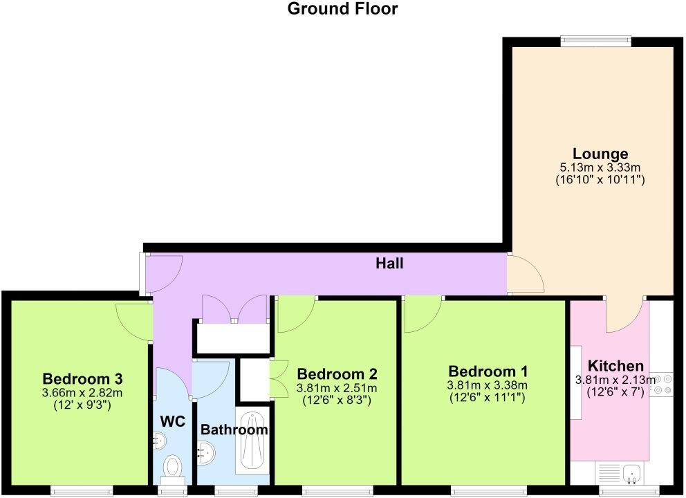 Grovelands, Peterborugh floorplan