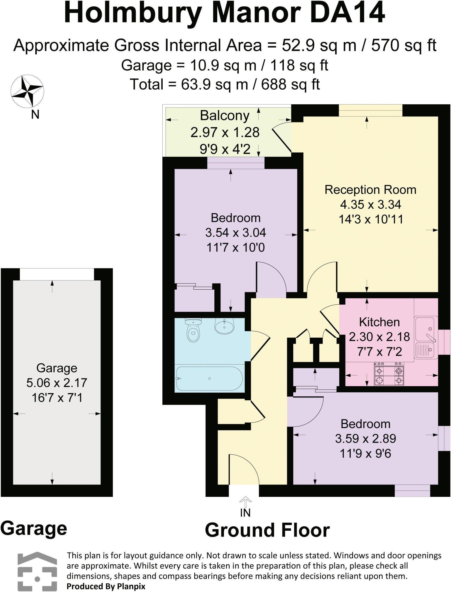 The Green, Sidcup floorplan