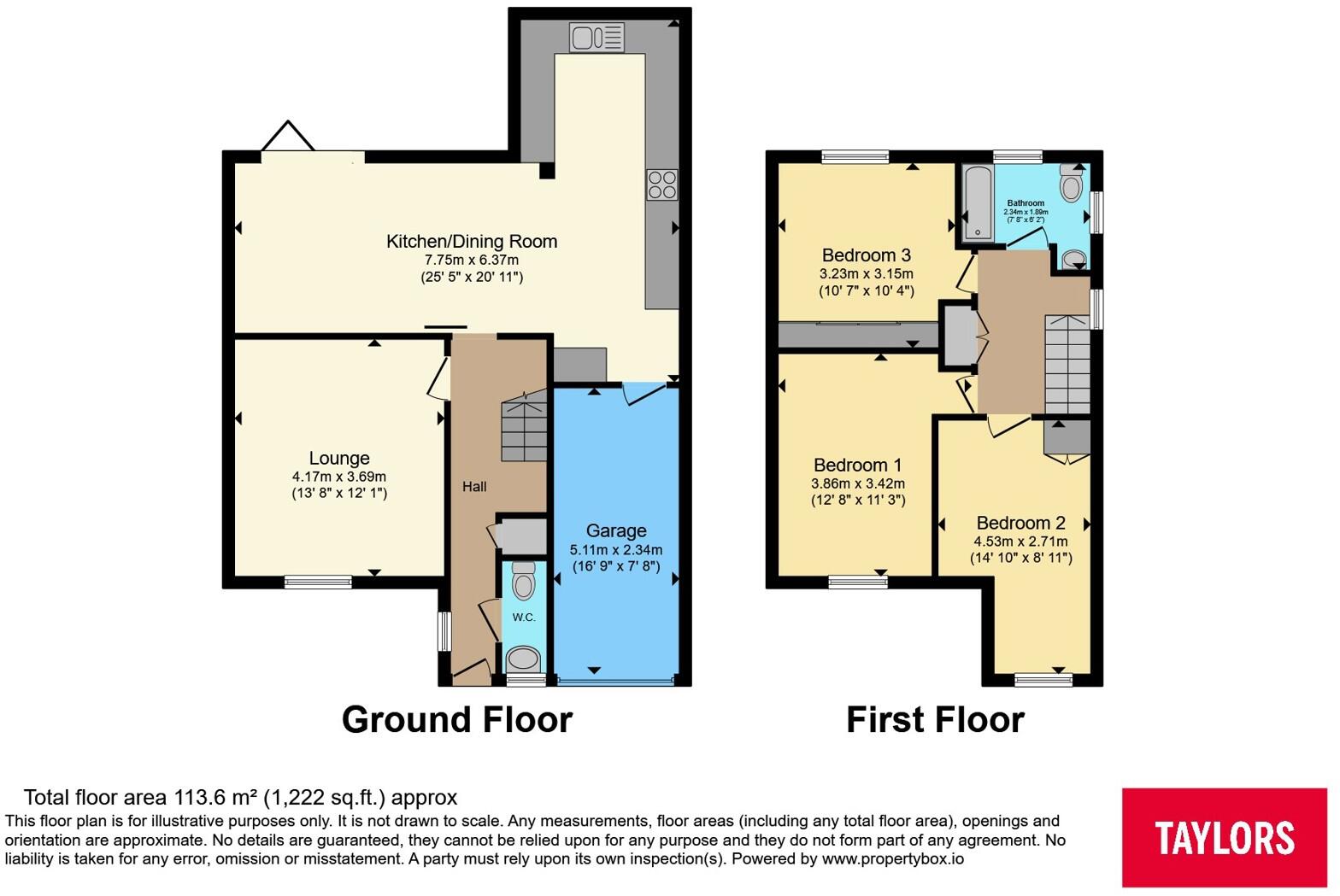Shakespeare Drive, Upper Caldecote, Biggleswade, Bedfordshire, SG18 floorplan