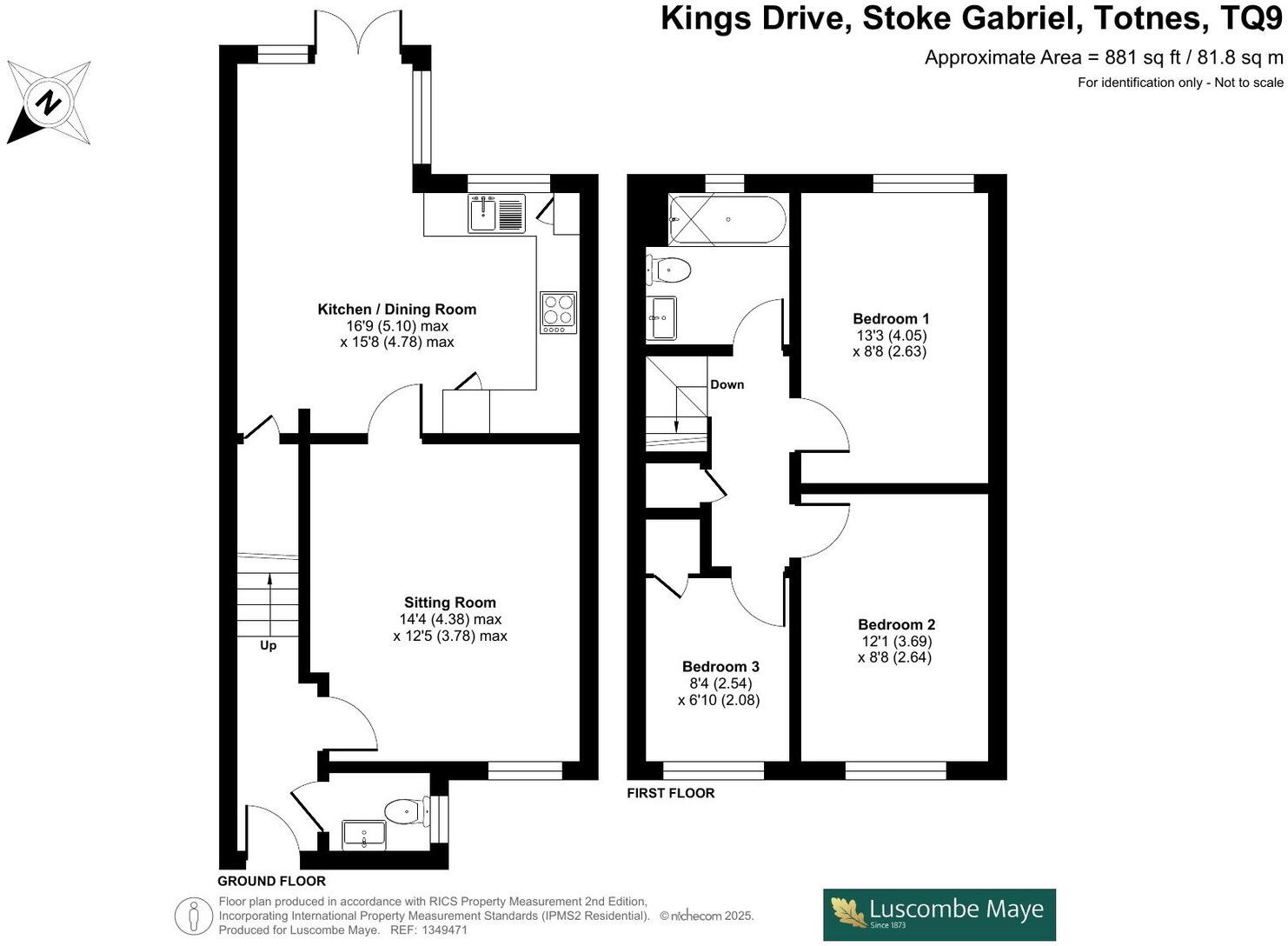 Kings Drive, Stoke Gabriel floorplan