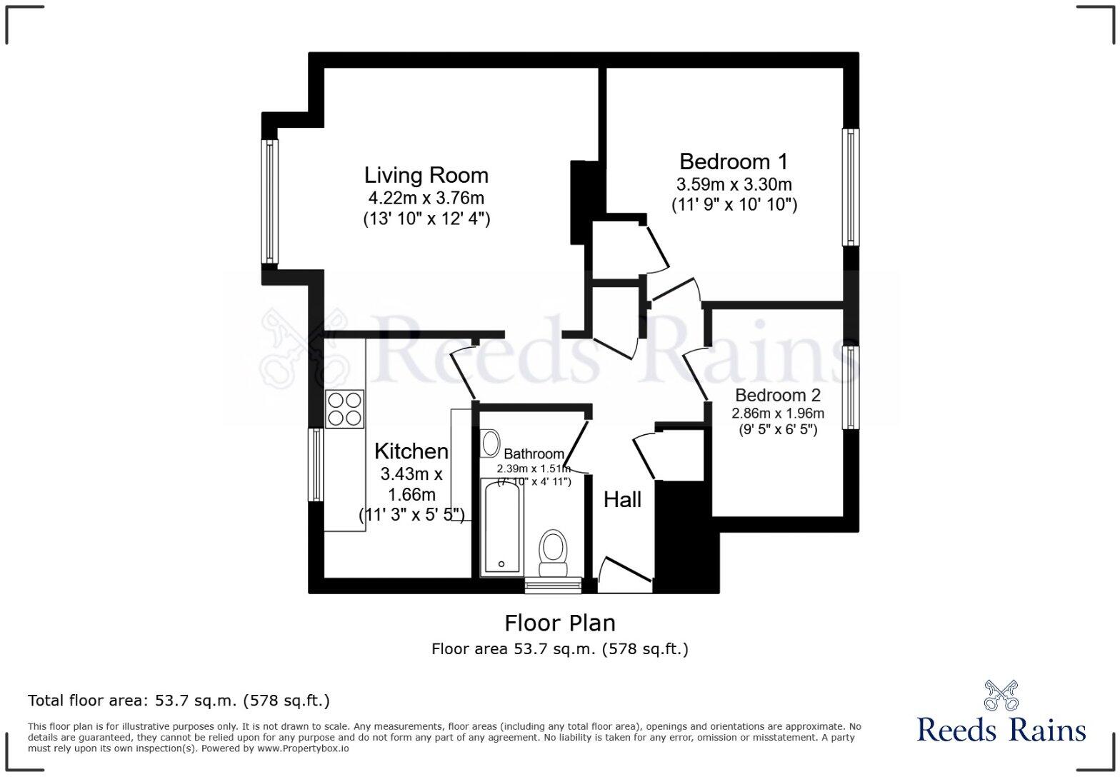 Rotherwood Avenue, Sheffield, South Yorkshire, S13 floorplan