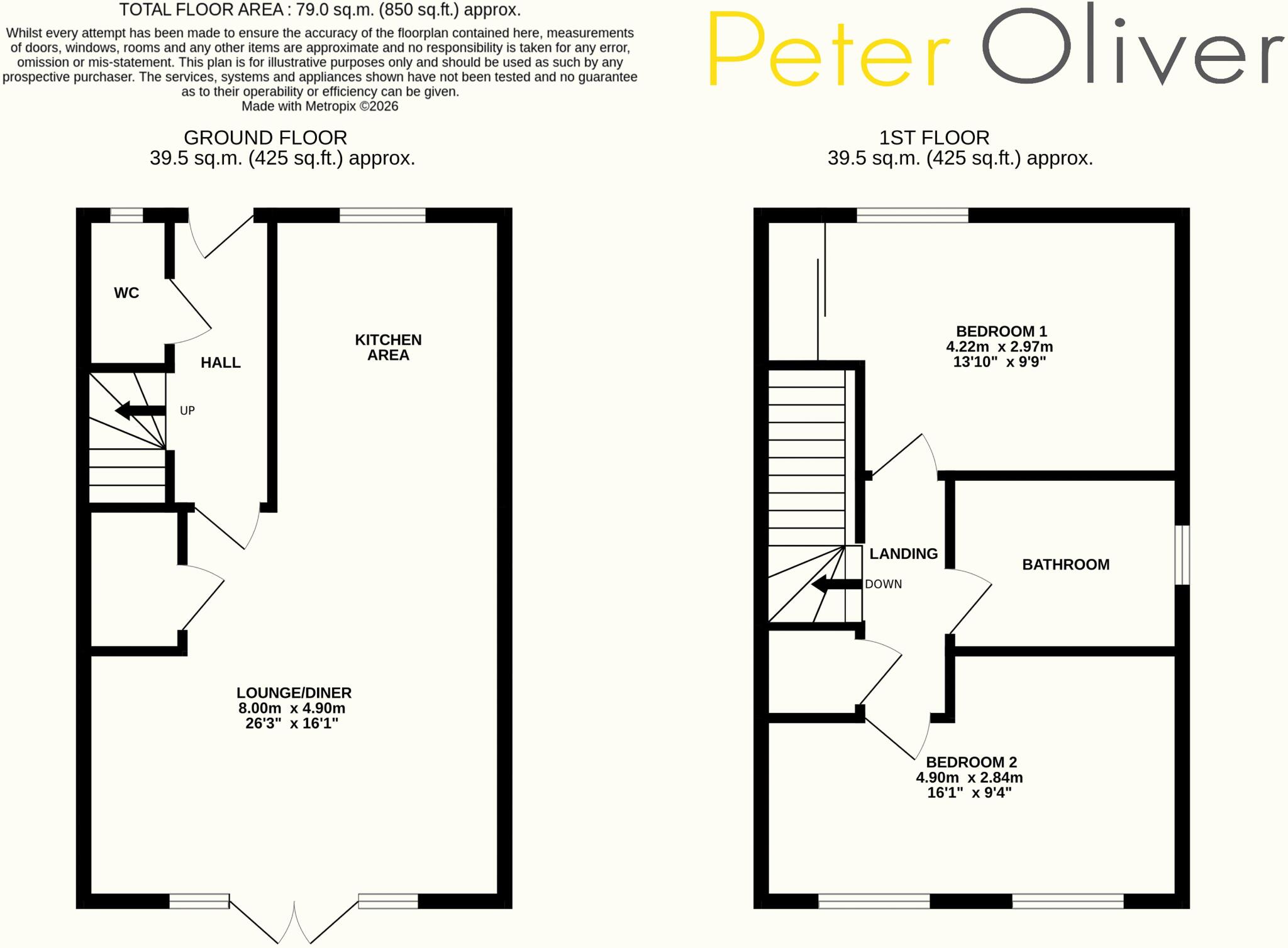 The Hedgerows, Horam floorplan
