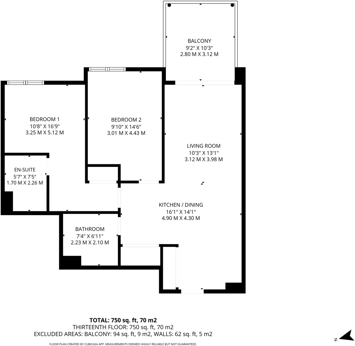Three Waters, E3 floorplan