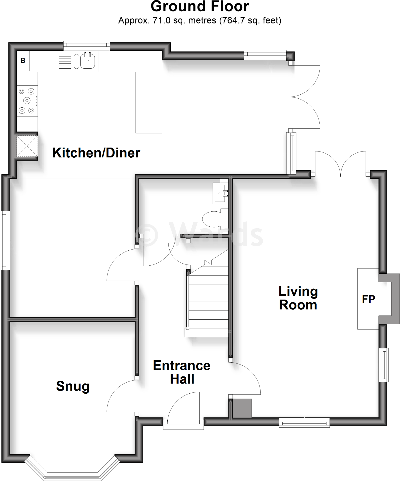 Hazel Close, Headcorn, Kent floorplan