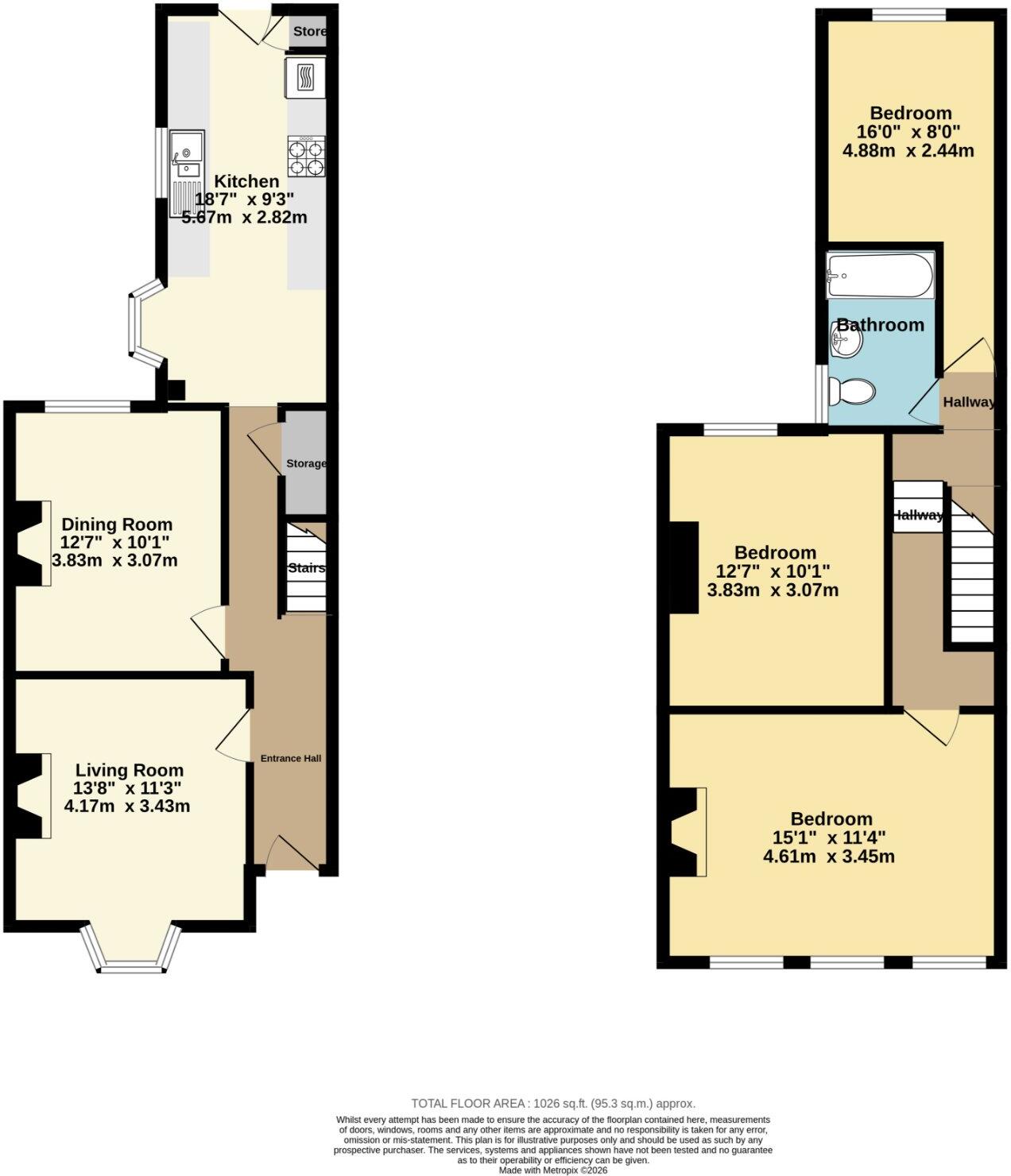 Crabble Road, River, Kent, CT17 floorplan