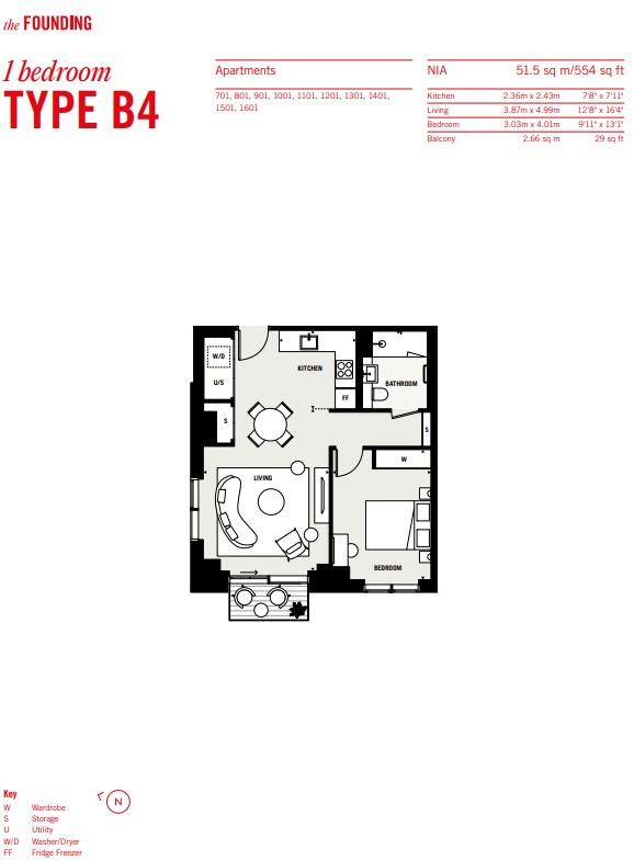 The Founding, Canada Water, SE16 floorplan