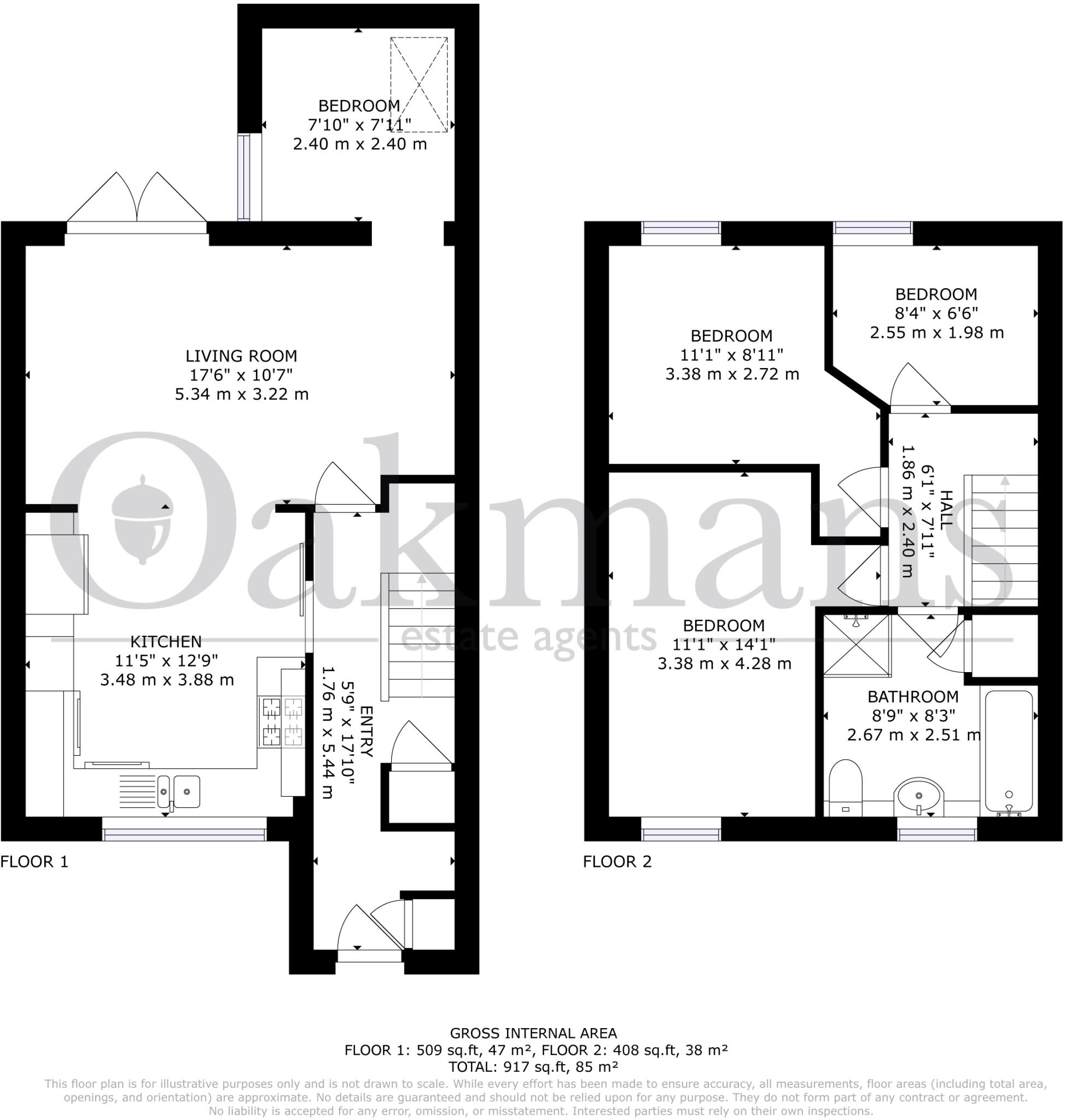 Glen Devon Close, Rednal, Birmingham, B45 floorplan