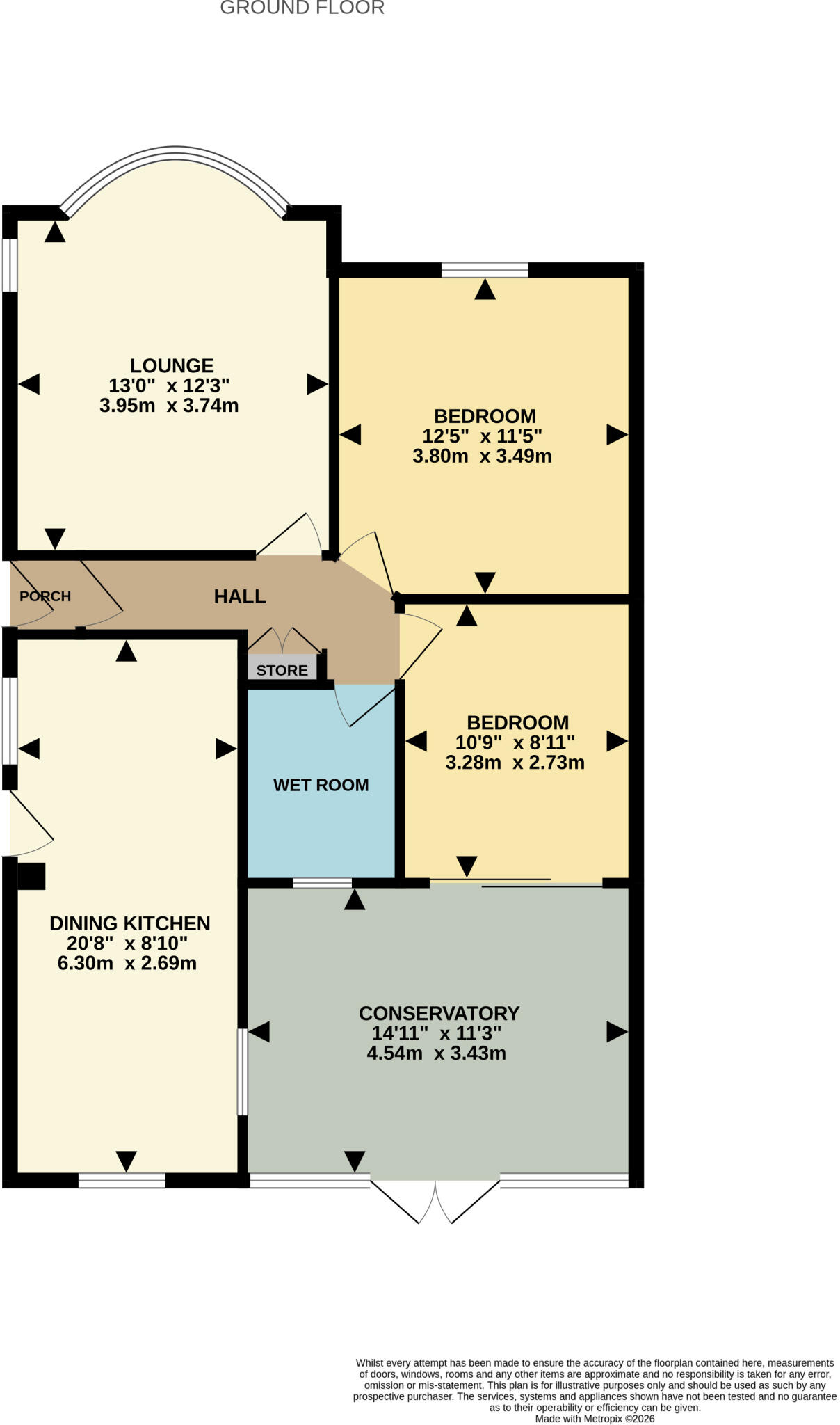 Seagrave Drive, Oadby, Leicestershire floorplan