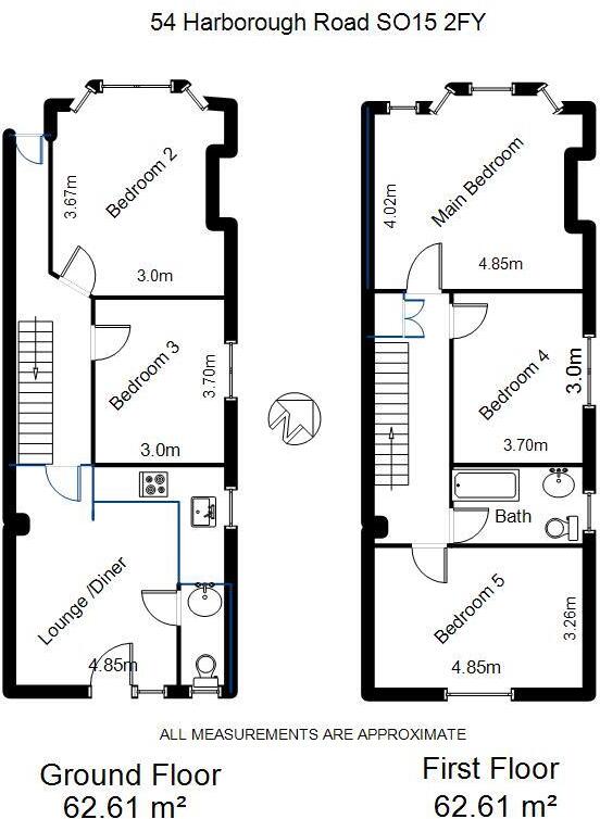 Harborough Road, The Polygon floorplan