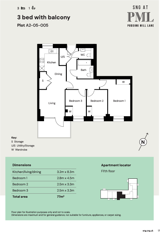 Millwright Apartments, Marshgate Lane, London floorplan