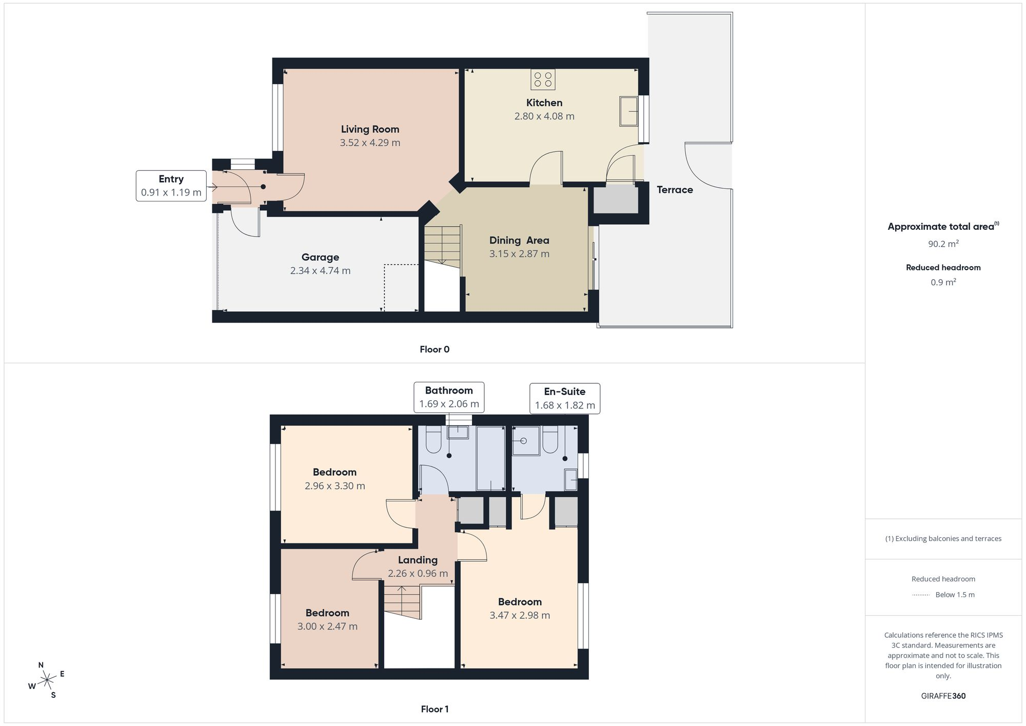 Cowell Grove, Highfield, NE39 floorplan