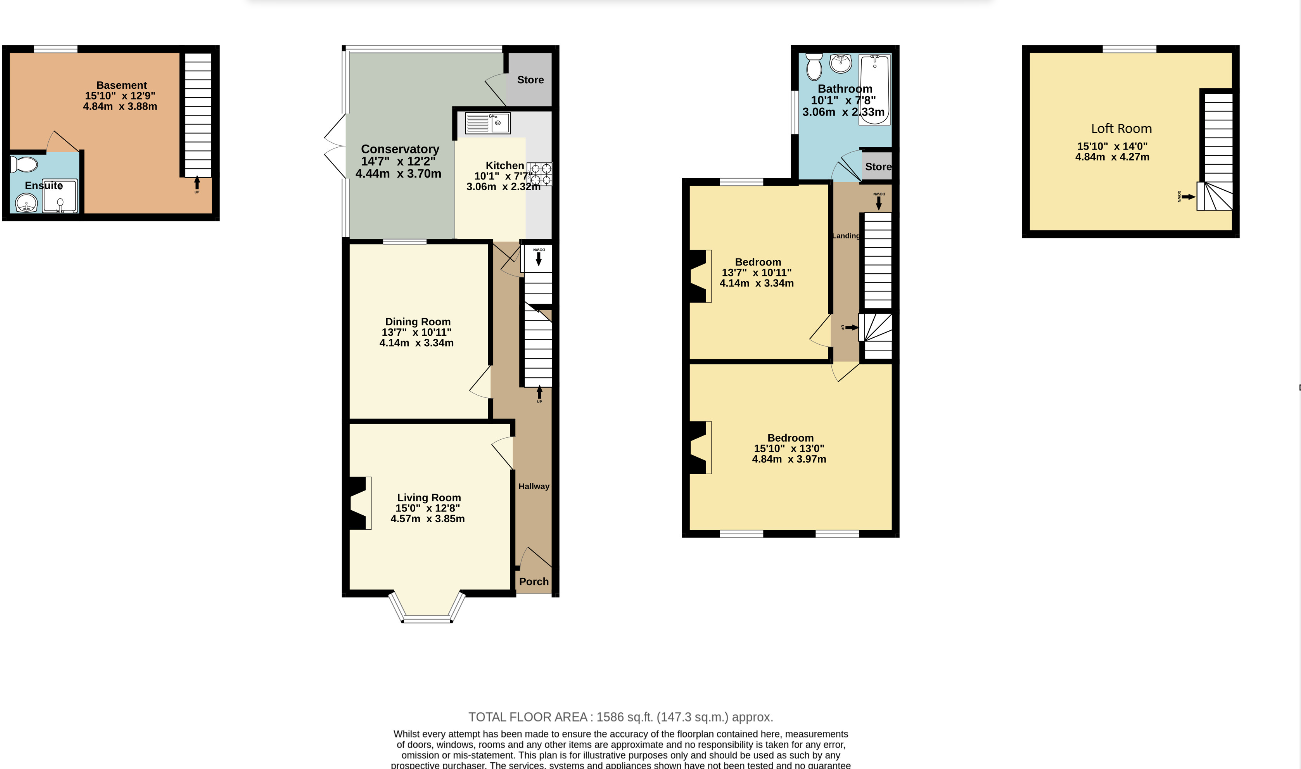 Monkton Road, Minster, Ramsgate, Kent, CT12 floorplan