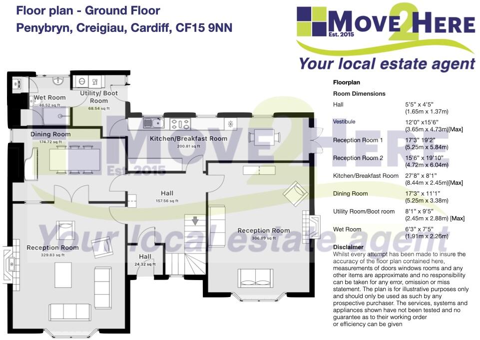 Penybryn, Creigiau, Cardiff floorplan
