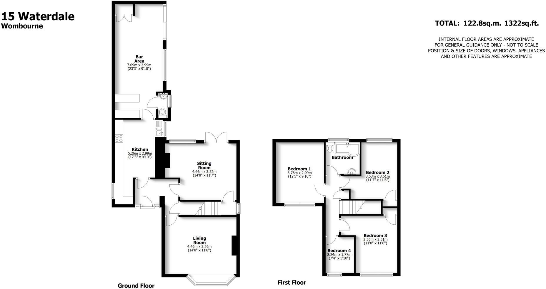 Waterdale, Wombourne, Wolverhampton floorplan