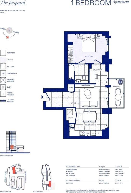 Jacquard Point, 5 Tapestry Way, Whitechapel, E1 floorplan