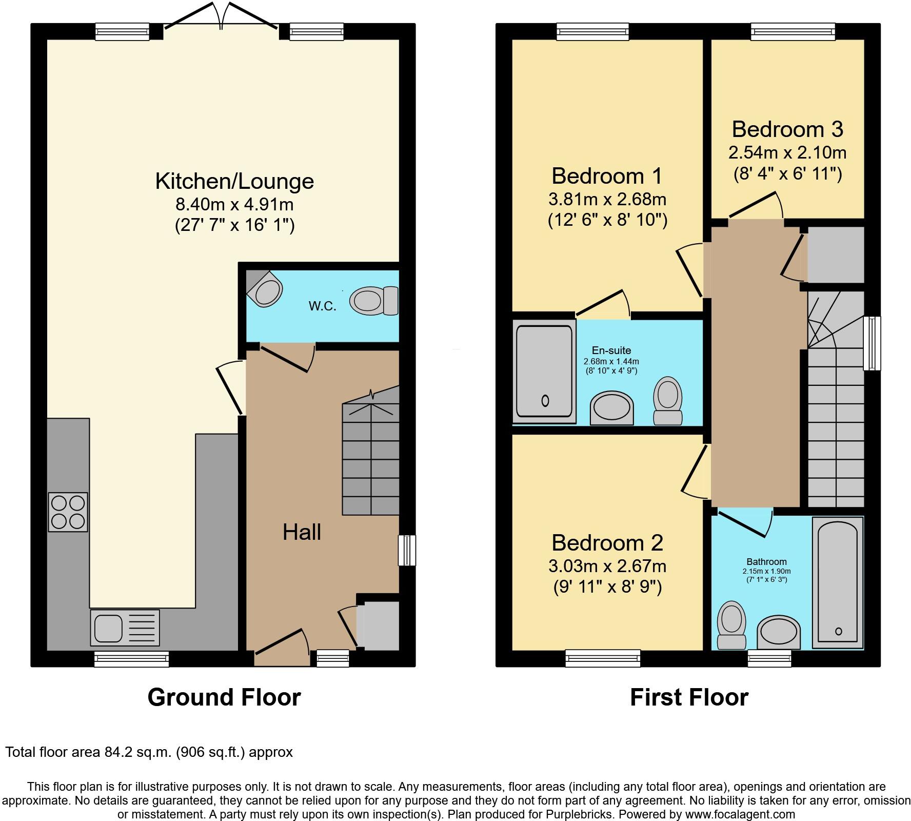 Foxfield Way, Nottingham, NG2 floorplan