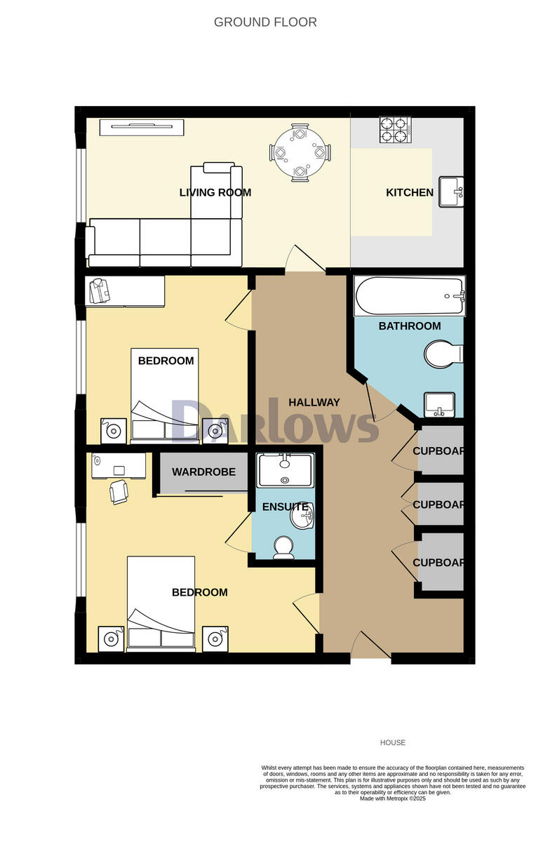 Beaufort Square, Cardiff floorplan