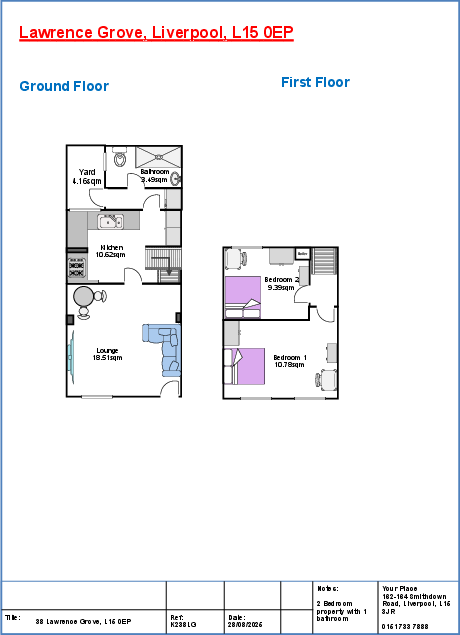Lawrence Grove, Liverpool floorplan