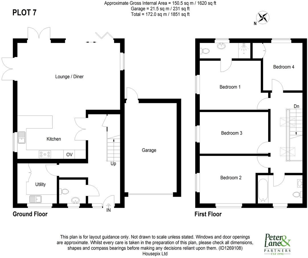 Manor Farm, Wennington, Huntingdon, PE28 floorplan