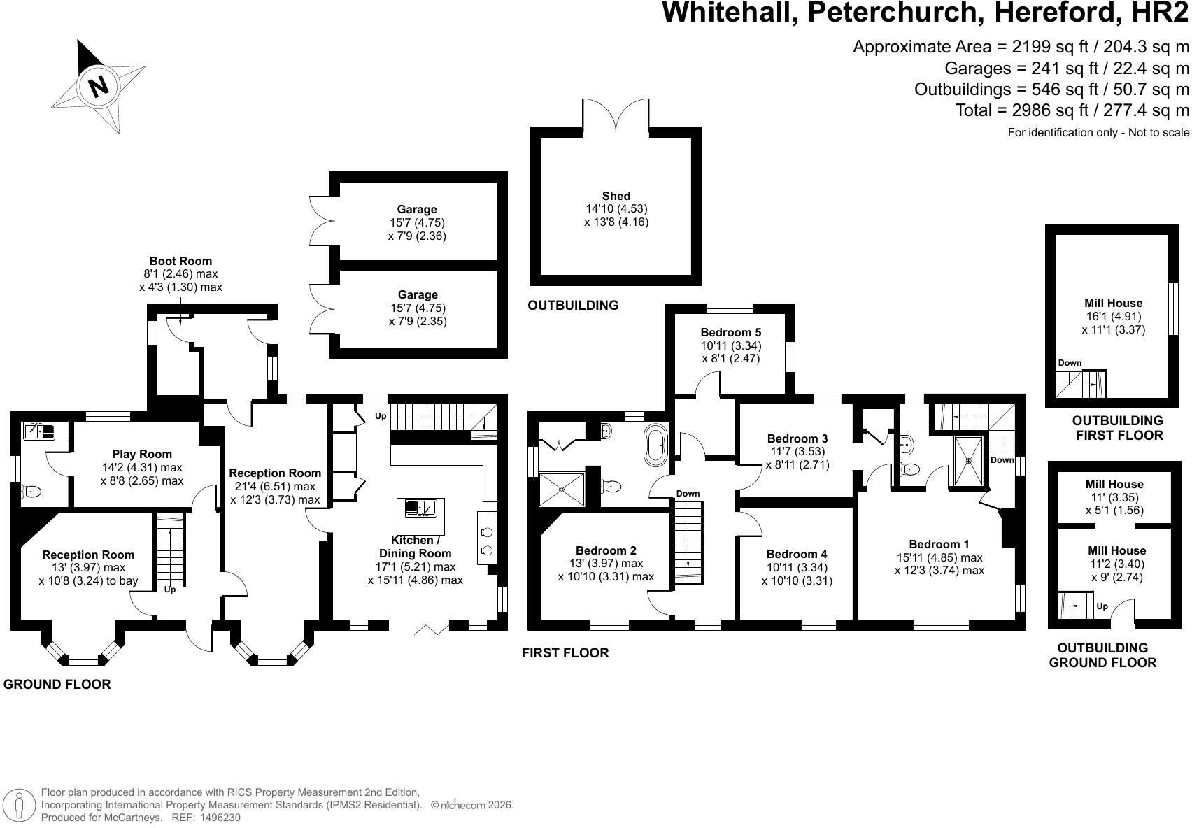 Peterchurch, Hereford, Herefordshire floorplan