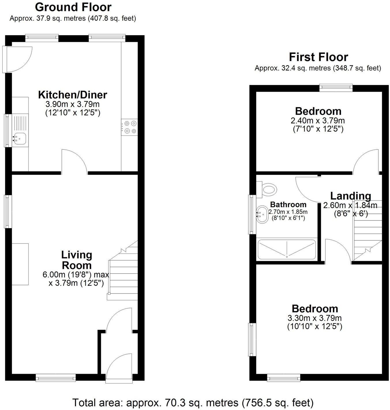 Mount St. James, Blackburn, BB1 floorplan