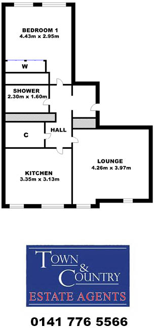 22, Neilston Road, Paisley, Renfrewshire, PA2 6LN floorplan