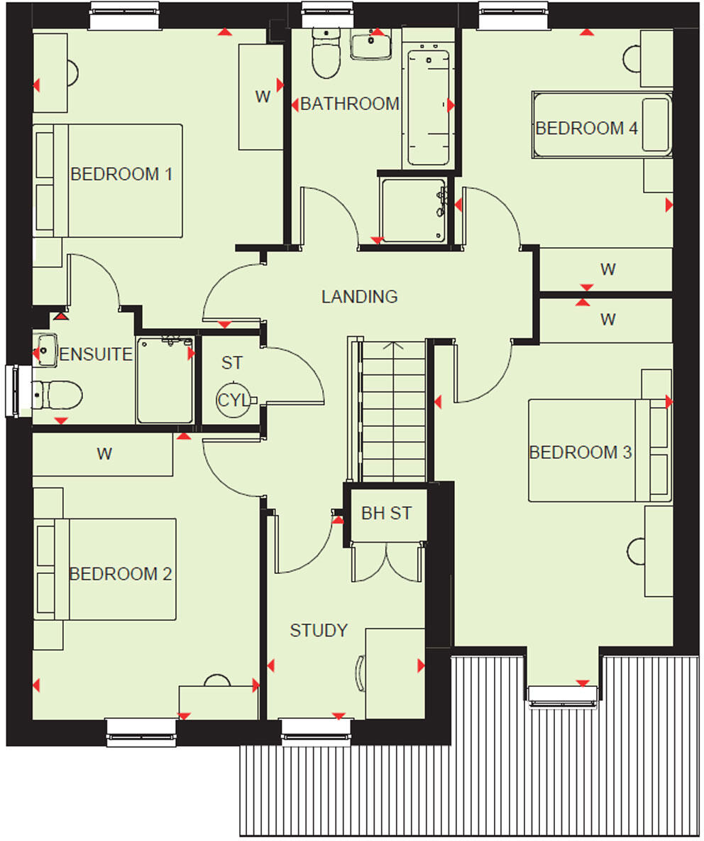 Queensway, 
Apley, 
Telford, 
Telford and Wrekin, 
TF1 6DA floorplan